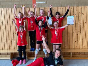 Gruppenfoto Volleyballmannschaft